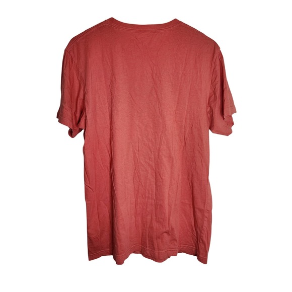 Patagonia Shirt Men's Medium Fitz Roy Bear Short Sleeve Tee Orange - Picture 2 of 5